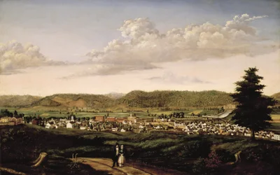 Szene aus Corning, New York